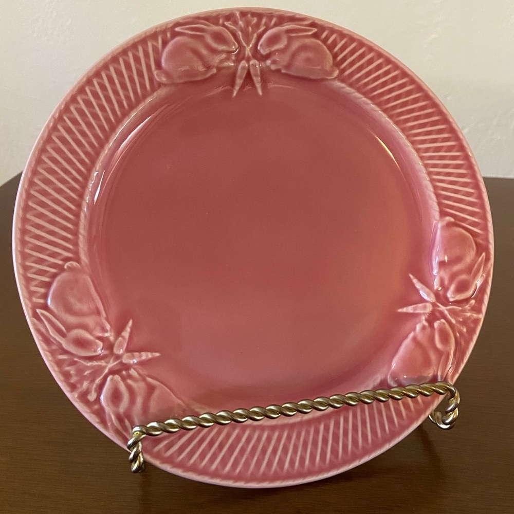 Bordello Pinheiro Pink Rabbits 8 1/4in plates